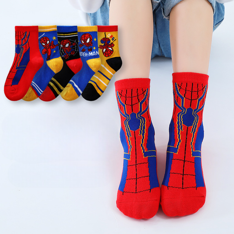 Spiderman Kids Socks Design 1