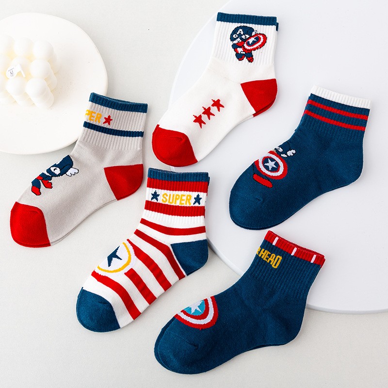 KIds Marvel Socks Design 2